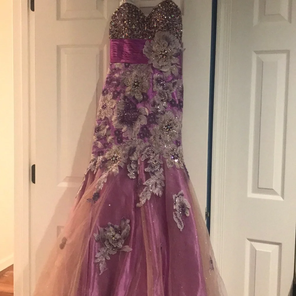 COPY - Cassandra stone lilac dress